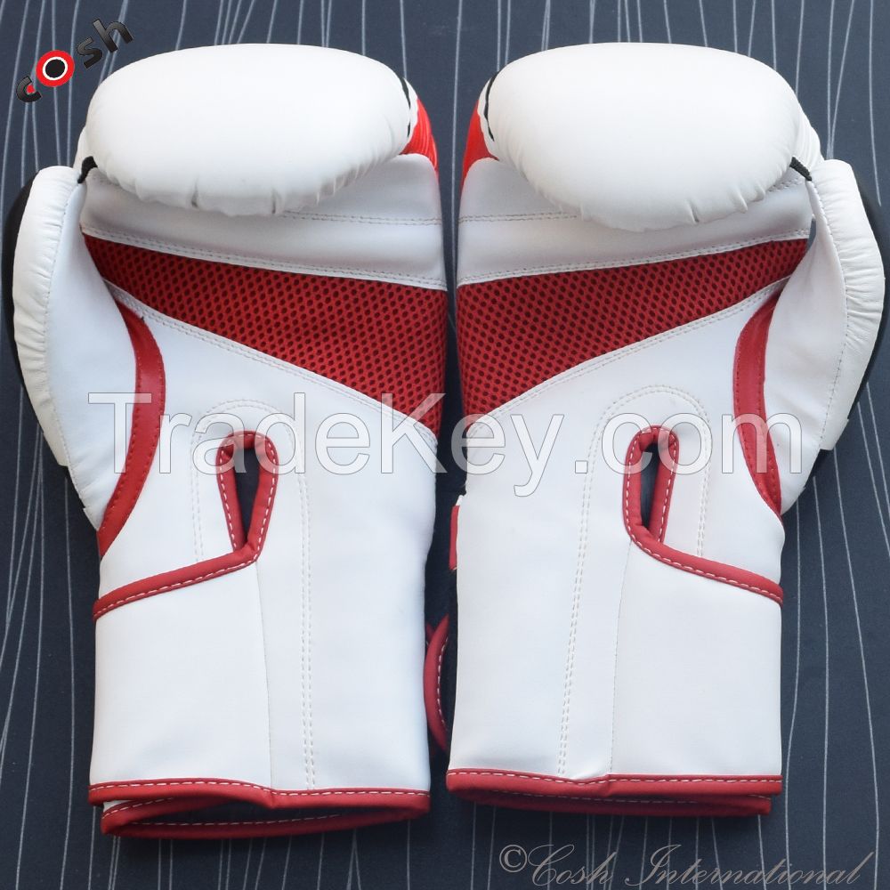 Real Printed Leather Boxing Gloves Supplier