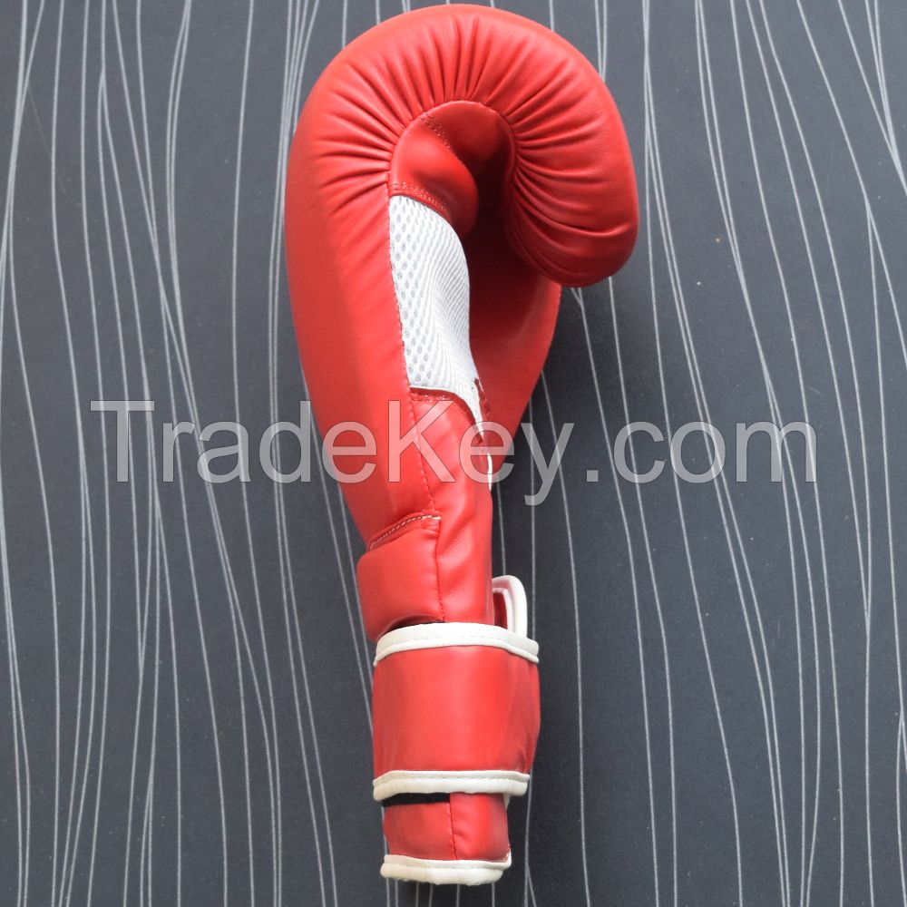 Real Red Leather Boxing Gloves Supplier
