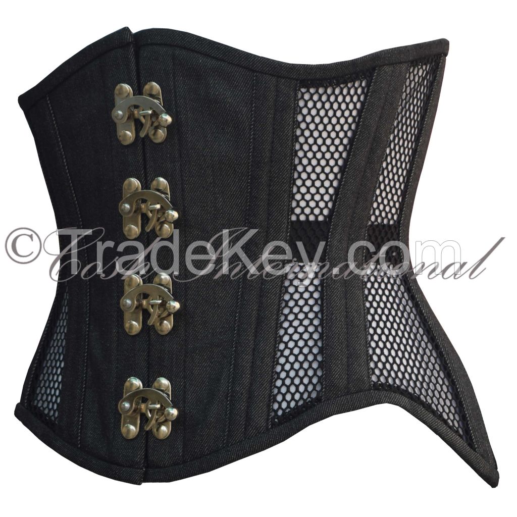 Underbust Double Steel Boned Curvy Regular And Extended Corsets Supplier From Pak