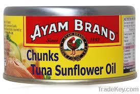 Tuna in sunflower oil