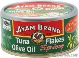 Tuna in olive oil spicey