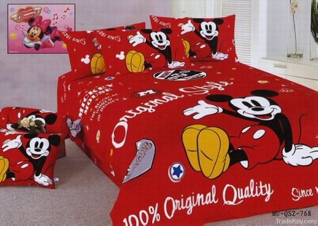 100% cotton bedding set Disney design