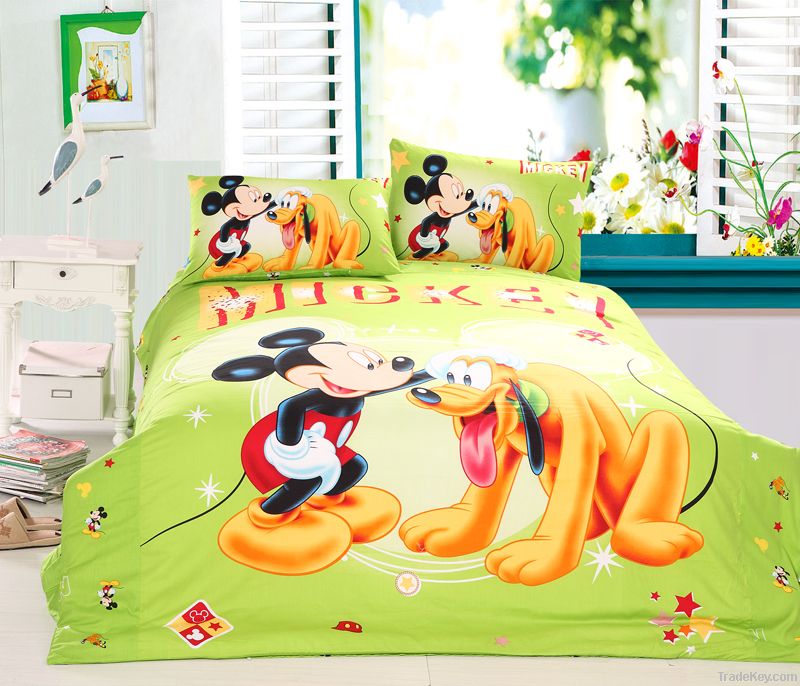 100% cotton bedding set Disney design