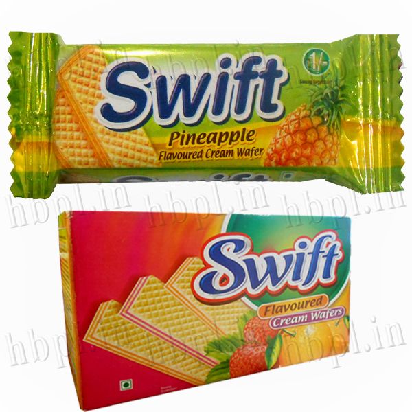 Pineapple Flavoured Cream Wafer Biscuit