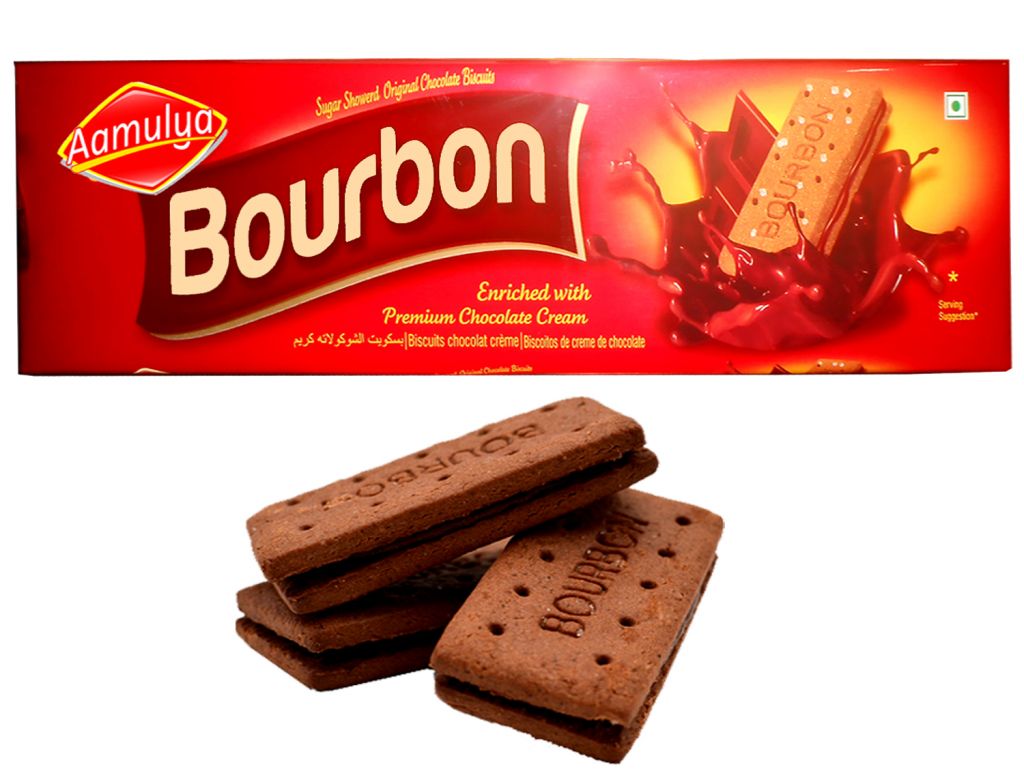 200gms Bourbon chocolate cream sandwich biscuits/ cookies/ Cream biscuits