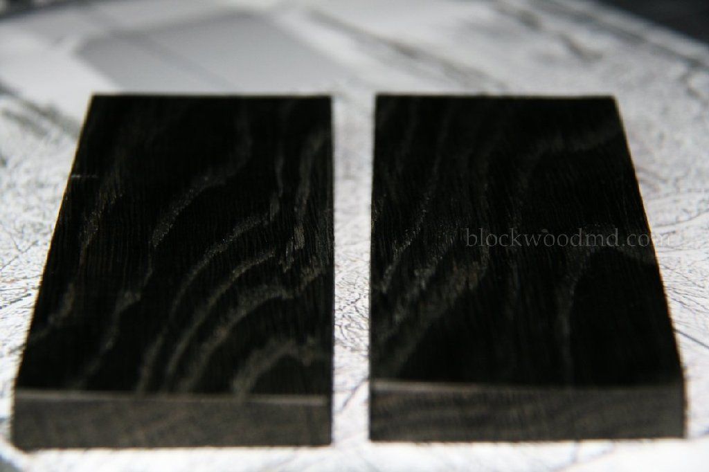 Blocks of black wood Bogwood