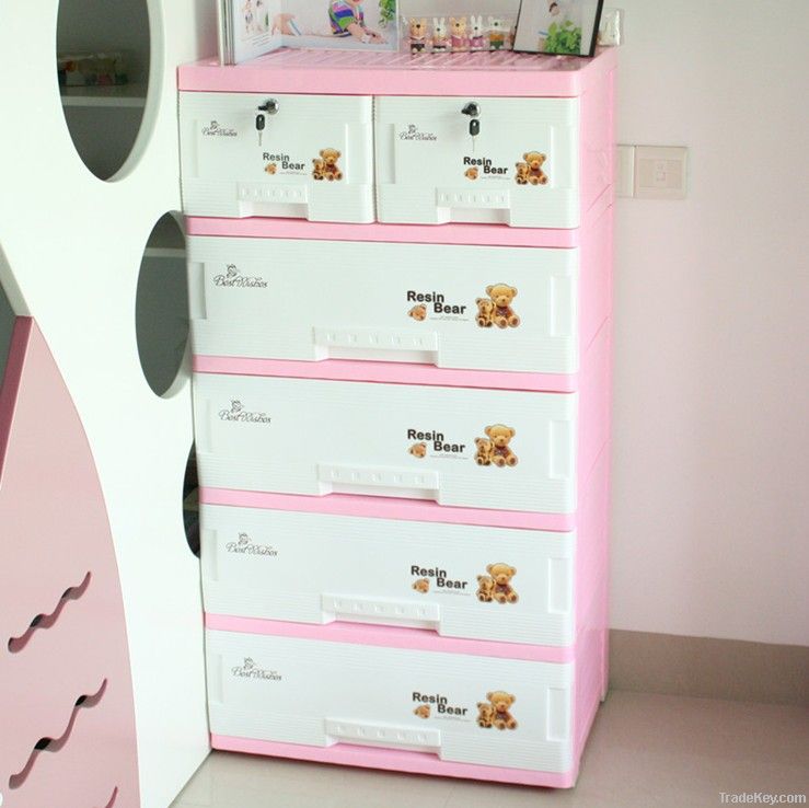 Plastic Filing Cabinet/Storage Cabinet