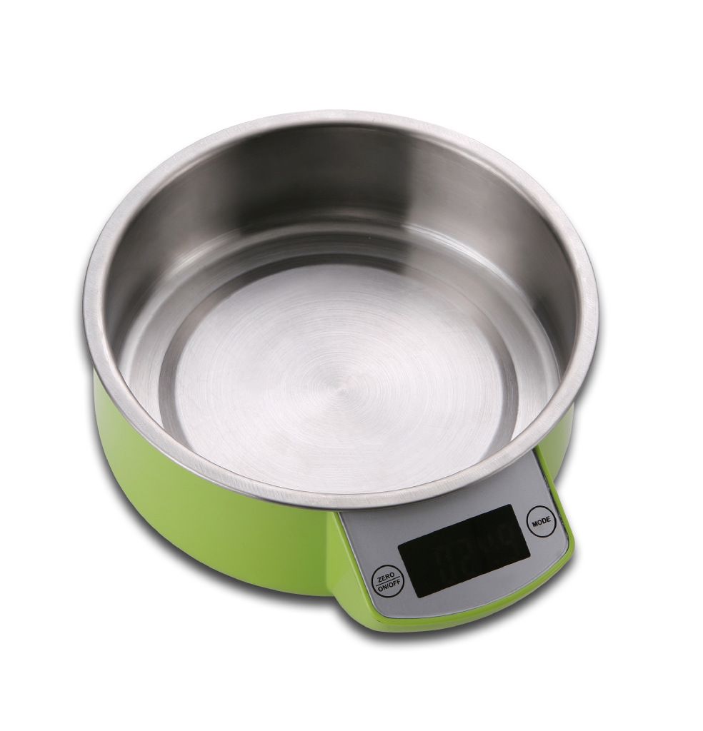 Digital Kitchen Scale with  Bowl 11lbs / 5000g x 1g