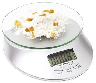 Digital Kitchen Food Scale Best Quality Electronic Accessory for Accurate and Precision Weighing in Grams Ounces Lbs or Kg Measures up to 11 Lbs. Perfect Product for Weight Watchers and Diet-conscious. Compact Gadget Large LCD Durable Tempered Glass.