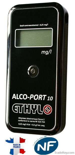 Alcoport 10 Breathalyzer NF Standards