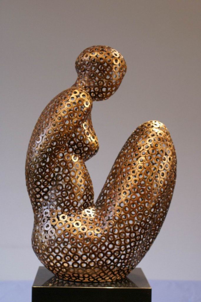 Modern Iron Sculpture Art