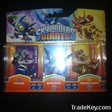 BNIB Skylanders Giants Pop Fizz, Whirlwind And Trigger Happy Rare Seri