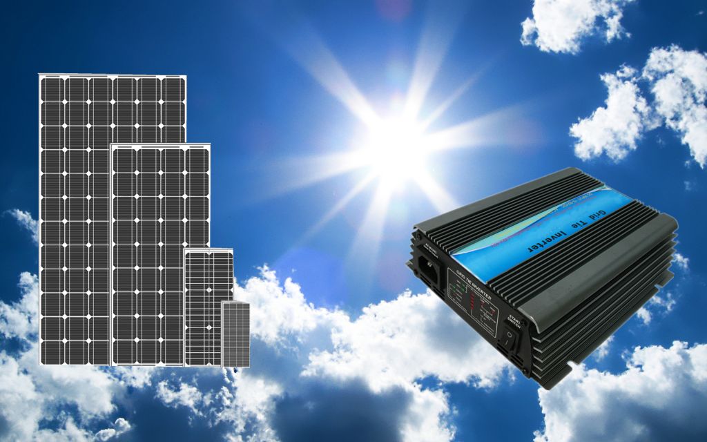1000watt low unloading current solar panels for home use and inverter 