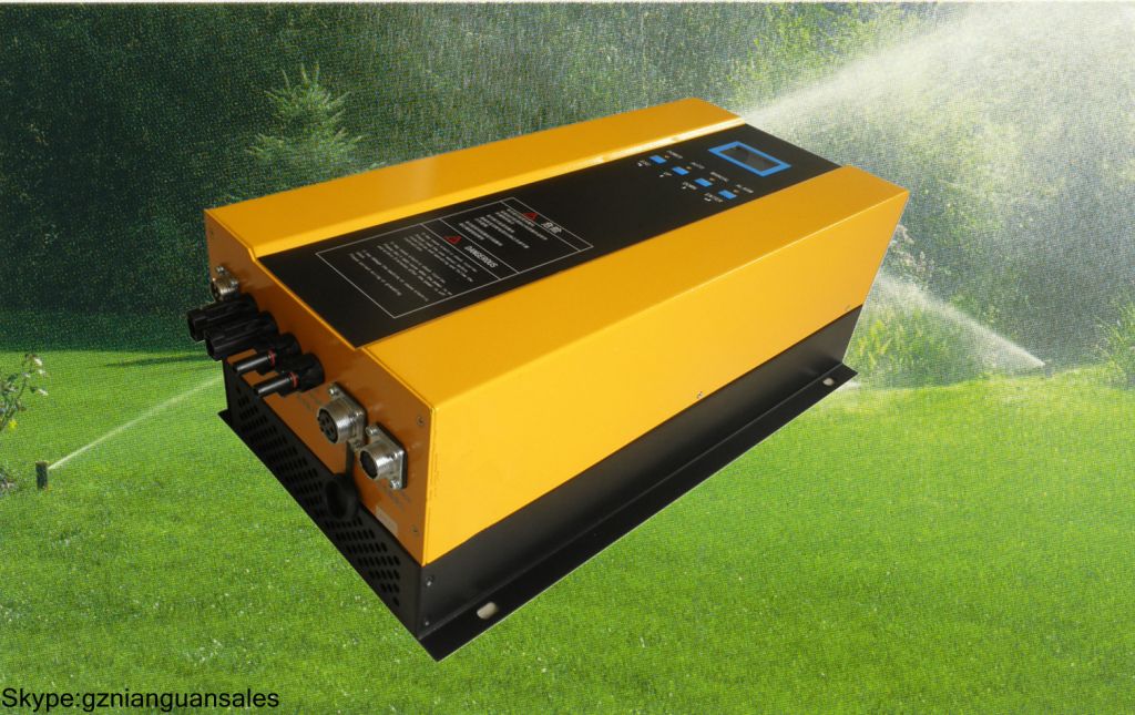 solar pumping inverters for home, fountain, and turf irrigation service.