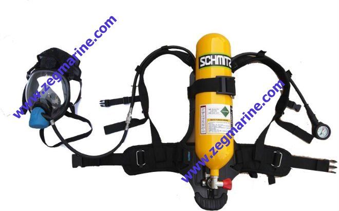 SCBA, Breathing Apparatus, Positive pressure air respirator