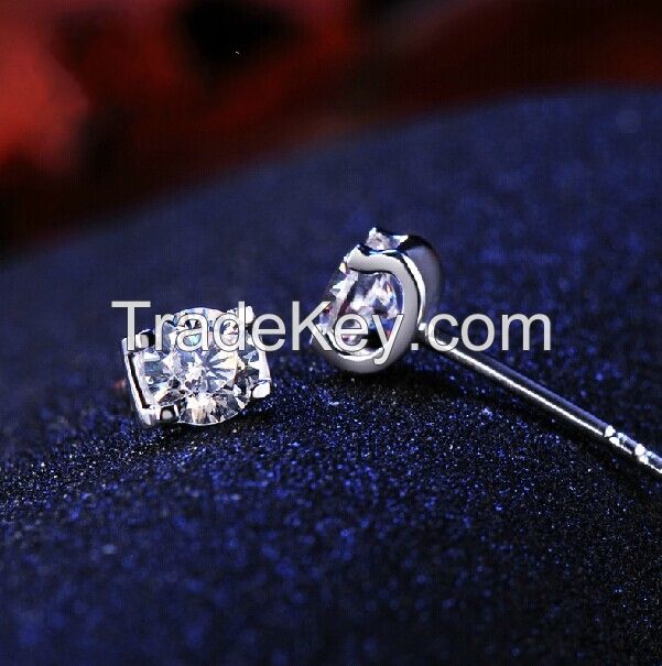 strontium titanate gemstone earrings
