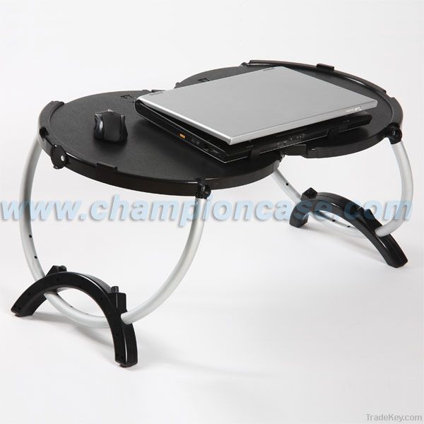 round laptop table for two people