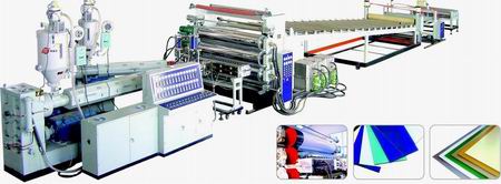 PP/PE/ABS/PMMA/PC/PS/HIPS Plastic Plate (Sheet) Extrusion Line