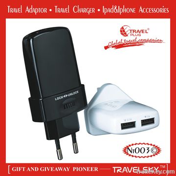 2013 High Quality and Portable AC USB Charger For VIP (TC001)