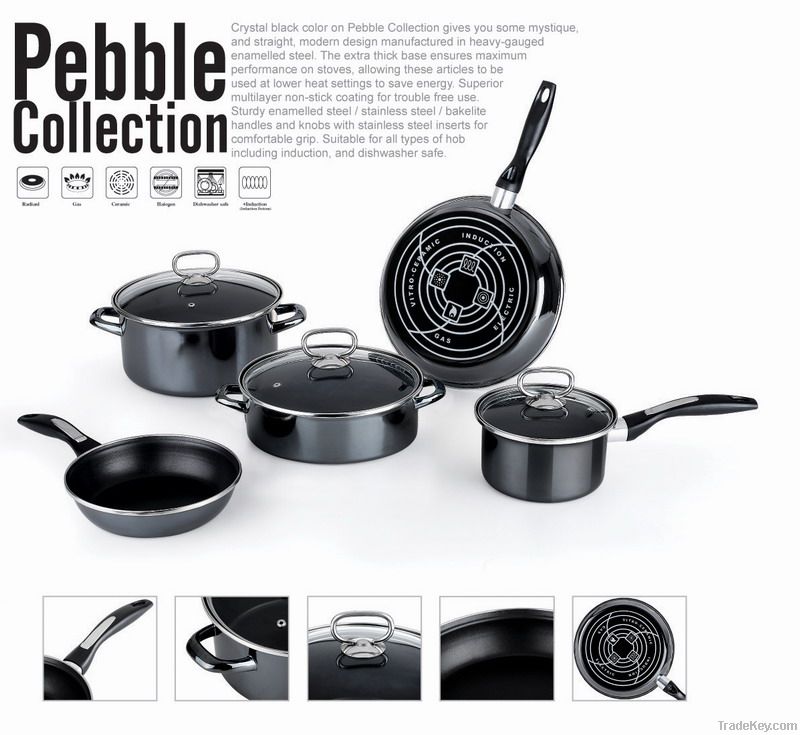 carbon steel enamel cookware sets