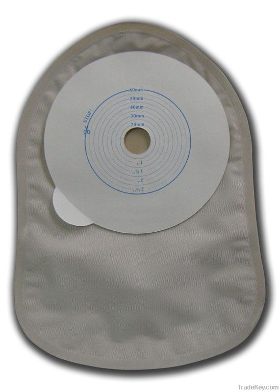 One pc closed ostomy bag