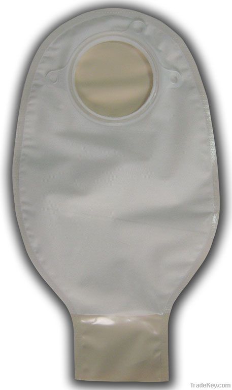 Two pcs ostomy bag with drainage