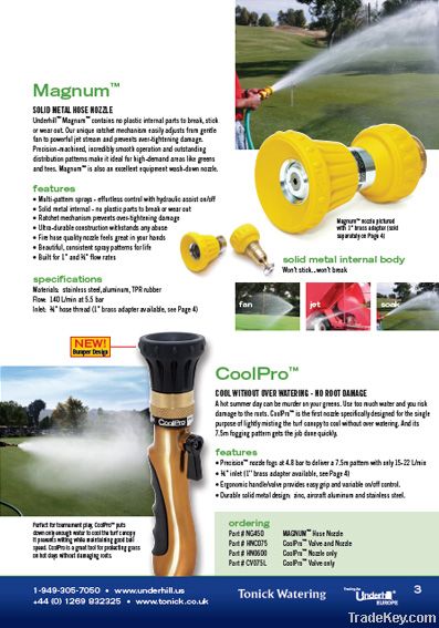 Cool pro irrigation hose nozzle