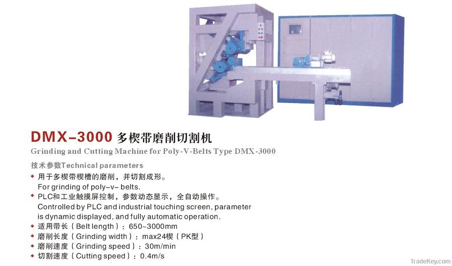 Grinding and Cutting machine for Poly-V-belts