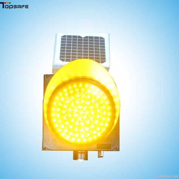LED Solar traffic flashing light