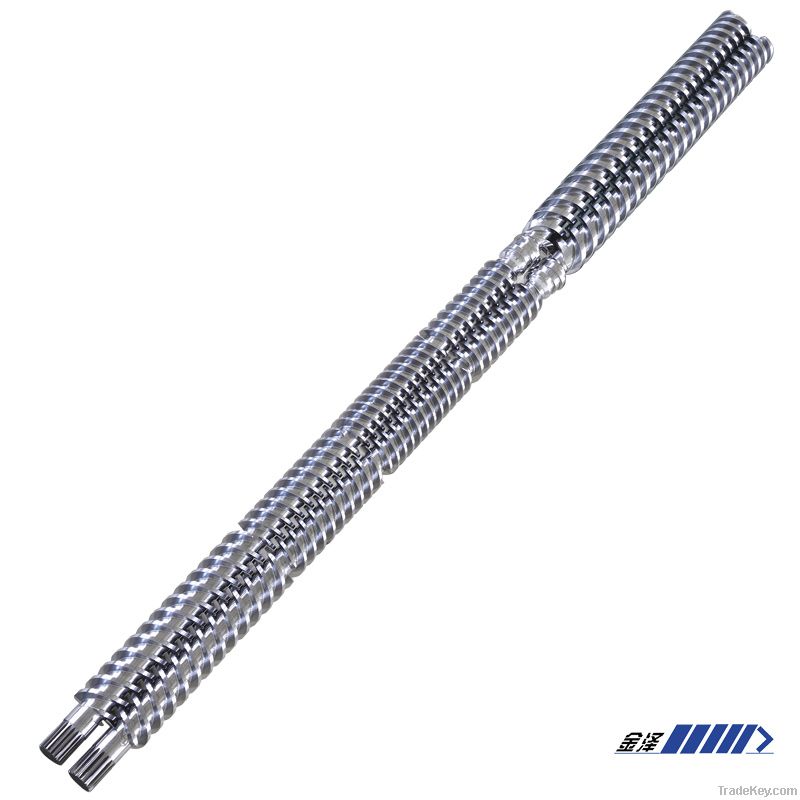 Twin-Parallel Screw Barrel for plastic extrusion lines