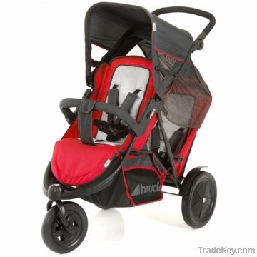 Hauck FreeRider Stroller with Second Seat & Car Seat Adapter Red