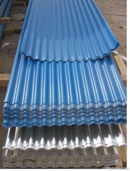 zinc steel color roofing sheets weight