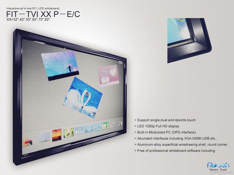 Full HD LED display of IR touch screen monitor