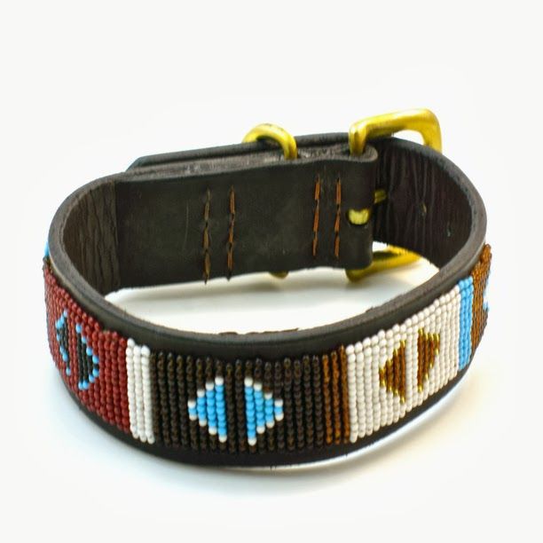 Maasai Beaded Dog Collar