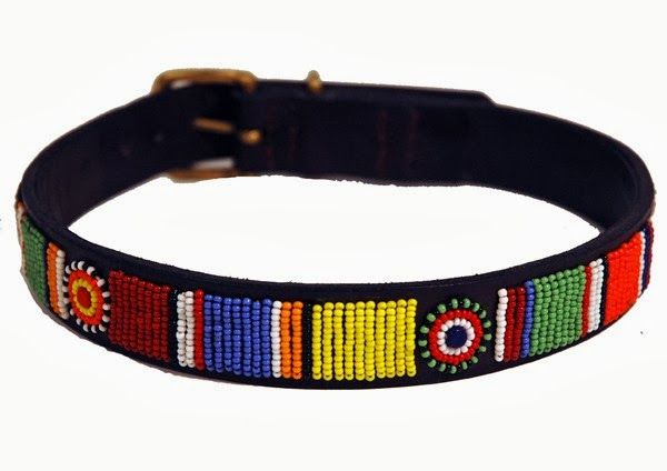 Maasai Beaded Dog Collar