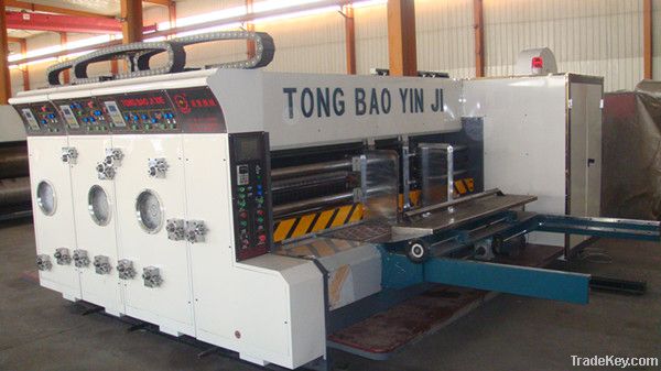 TB-480 Automatic 2 color printing slotting machine
