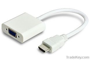 2013 new design and hotselling hdmi to vga converter cable