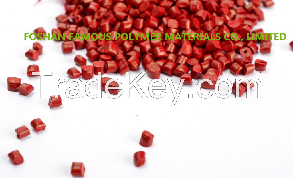 High Quality Plastic Red Master batch use for Injection, Blow molding, film, sheet and Extrusion