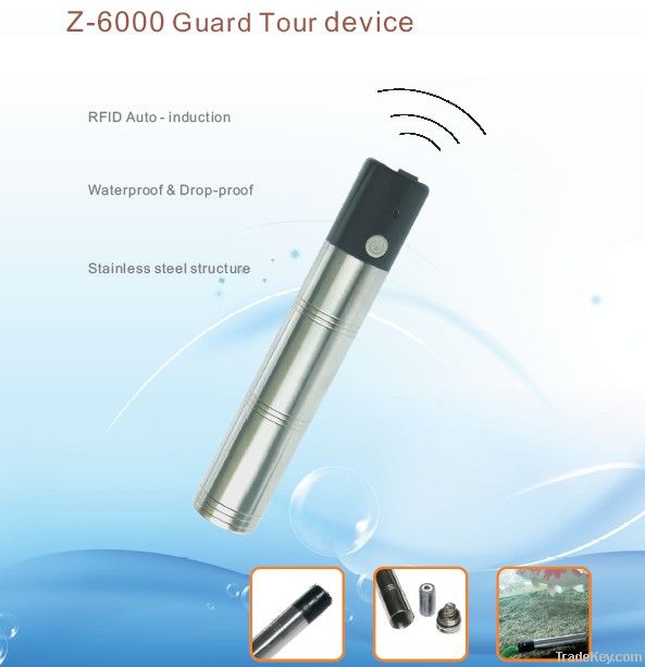 Stainless Steel RFID Guard Tour Patrol System Z-6000