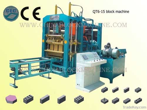 QT6-15 automatic hollow block making machine