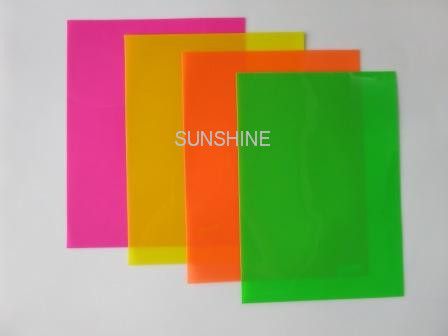 eco-friendly fluo color PP sheet