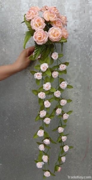 artificial rose wreath