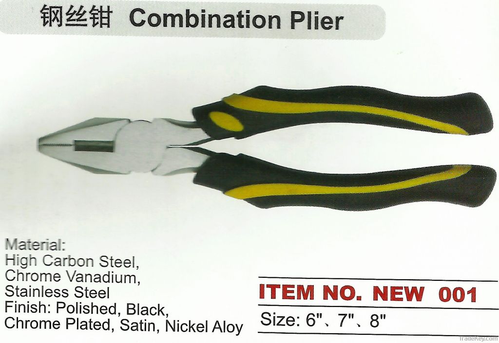 Nickel Finished Combiation Pliers