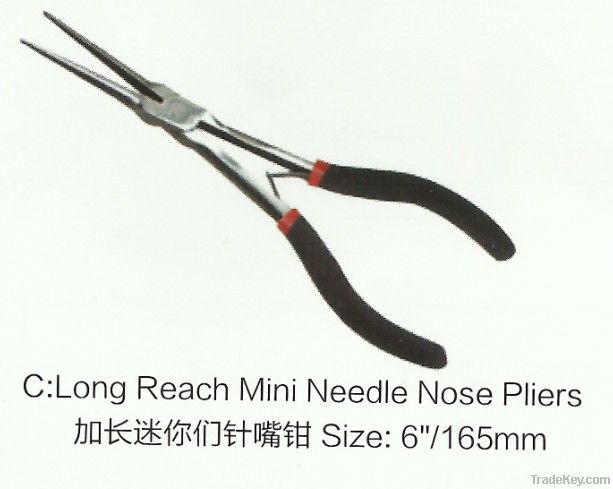 Long Reach Mini Needle Nose Pliers