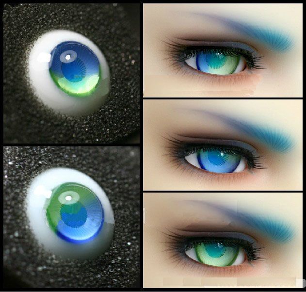 Doll glass Eyes for Luts / bjd /yosd / msd / sd 1/6 1/4 1/3