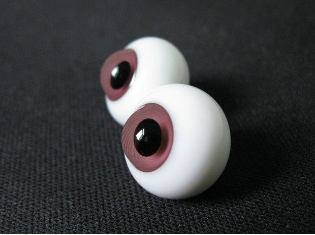 16mm YOSD Doll Glass Eyes-Grape Purple