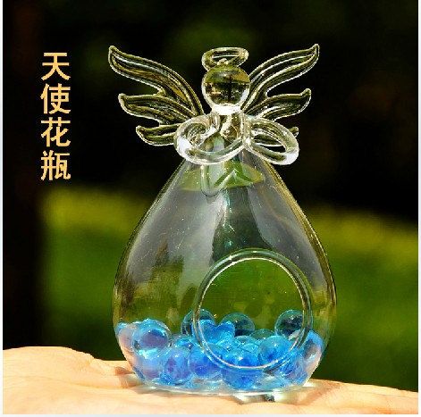 Handmade glass angel vase creative home decoration Succulent Terrarium Kit Housewarming Gift,Home Decor Fishbowl