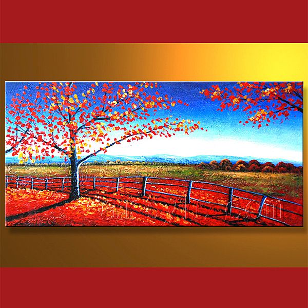 Newest Hanmade Landscape Oil Painting On Canvas