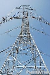 power transmission line steel tower