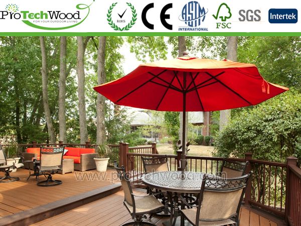 Outdoor Capped WPC decking